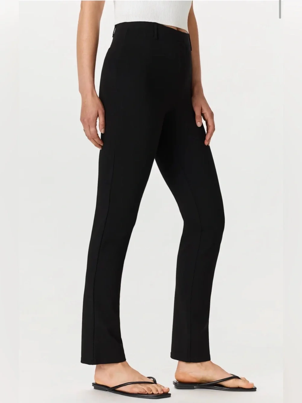 Quince Ultra Stretch Ponte Straight Leg Pants 32” length - Picture 1 of 3
